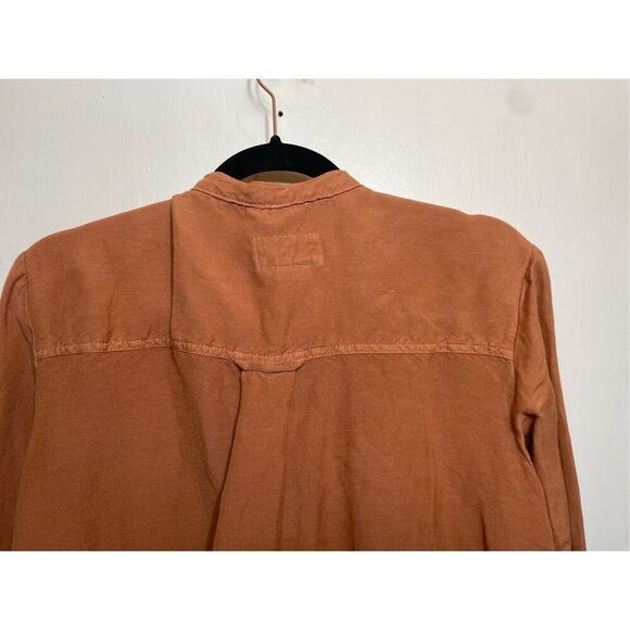 Anthropology Pilcro Ruffled Placket Shirt size M - Picture 13 of 14